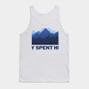 Happiness is a day spent hiking Tank Top